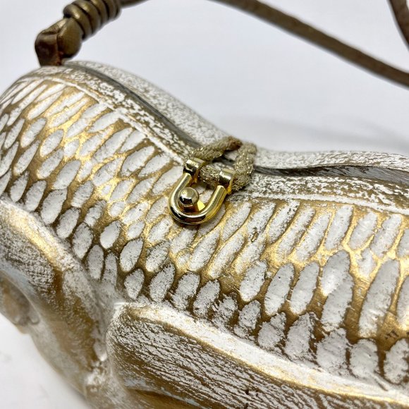 Vintage Timmy Woods Handmade Crossbody Swan Purse Beverly Hills Collection - Picture 5 of 14